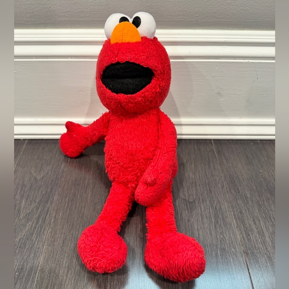 Sesame Street 13” in Red Elmo Plush Toy Stuffed Animal Toddler Kids Baby